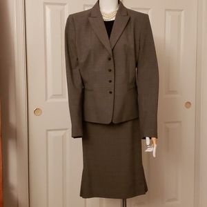 Tahari plaid suit